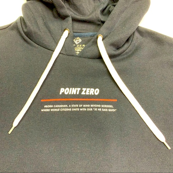 Men’s Point Zero Organic Cotton Pullover Hoodie NEW - Picture 4 of 9